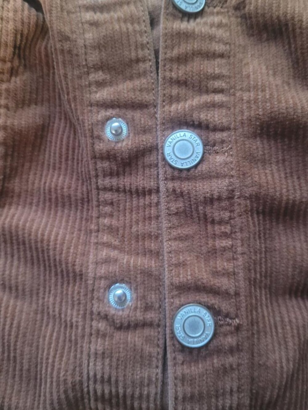 Vanillastar Girls Cordoroy button front skirt Girl's Size 12 - Picture 7 of 7
